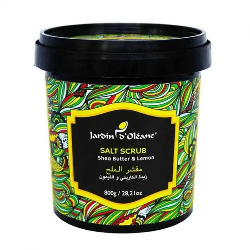 Jardin D Oleane Salt Scrub With Shea Butter And Lemon - 800g