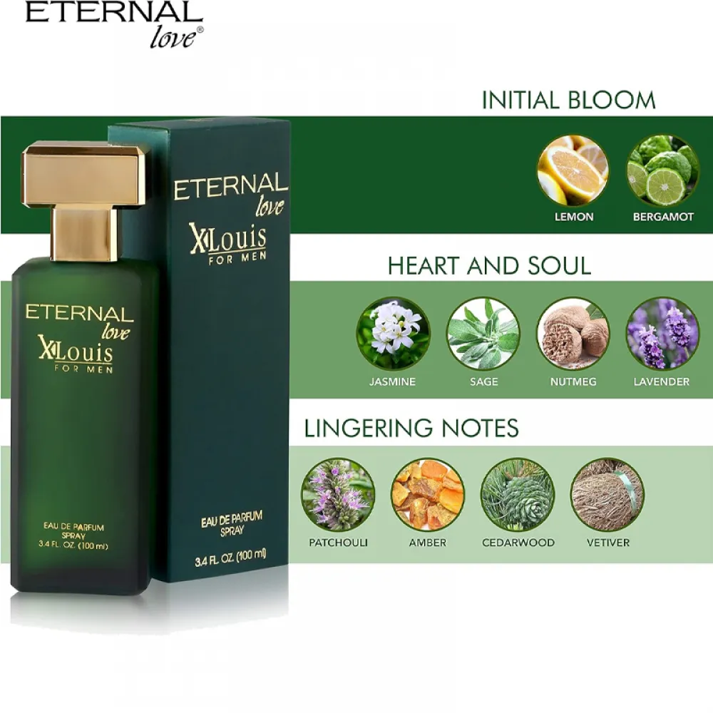 Eternal Love Xlouis Eau De Parfum for Men - 100 ml