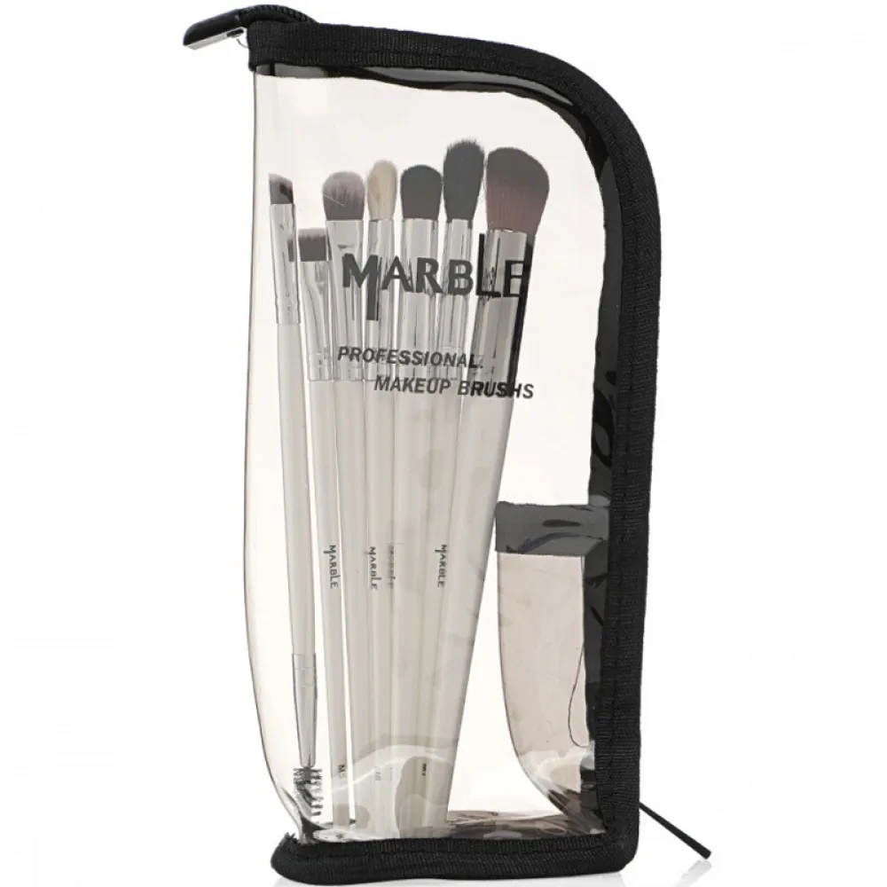 Marbel Eyes and Eyebrow Brush Set - 7 Brushes