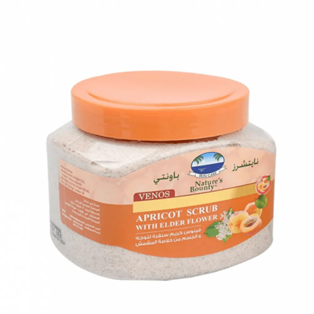 Natures Bounty Cream Apricot Scrub Face and Body- 600 g