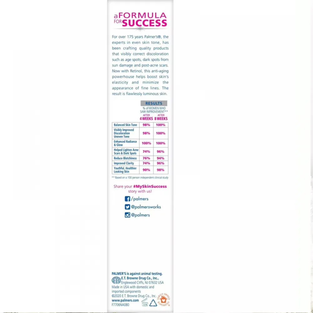 Palmer’s lotion lightening and whitening skin and treating dark spots 250 ml