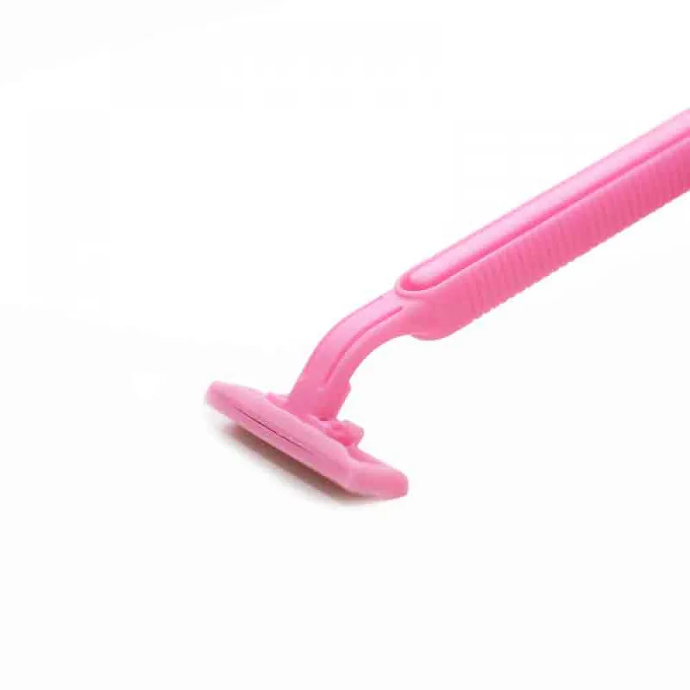 Box of 16Women Pink Razor Blades Disposable Stainless Steel High End Twin Blade Razors