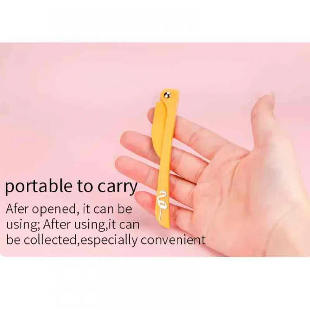 3-Bolandlaura Ladies Razor For Facial And Body Hair Yellow/Pink/Purple