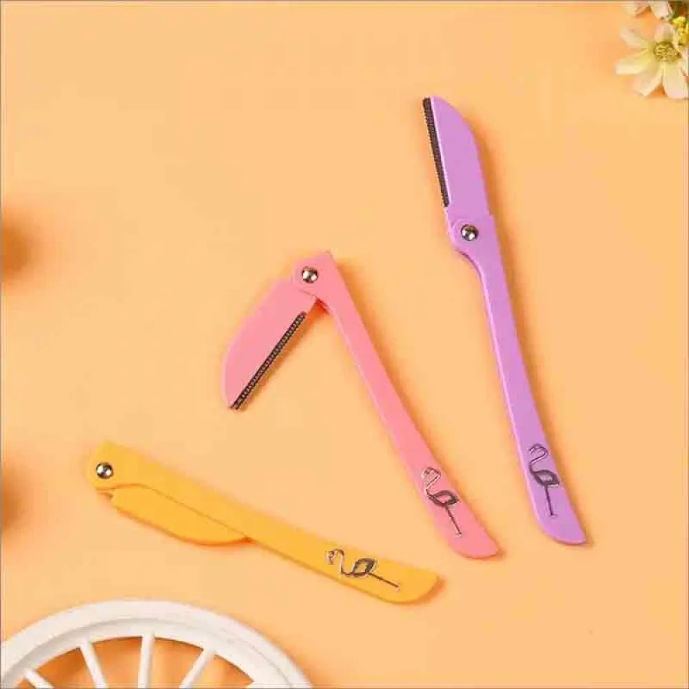 3-Bolandlaura Ladies Razor For Facial And Body Hair Yellow/Pink/Purple