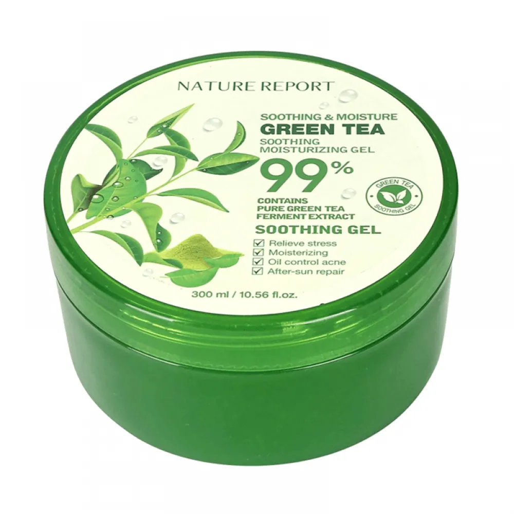 Nature Report Green Tea Soothing And Moisture Gel - 300ml