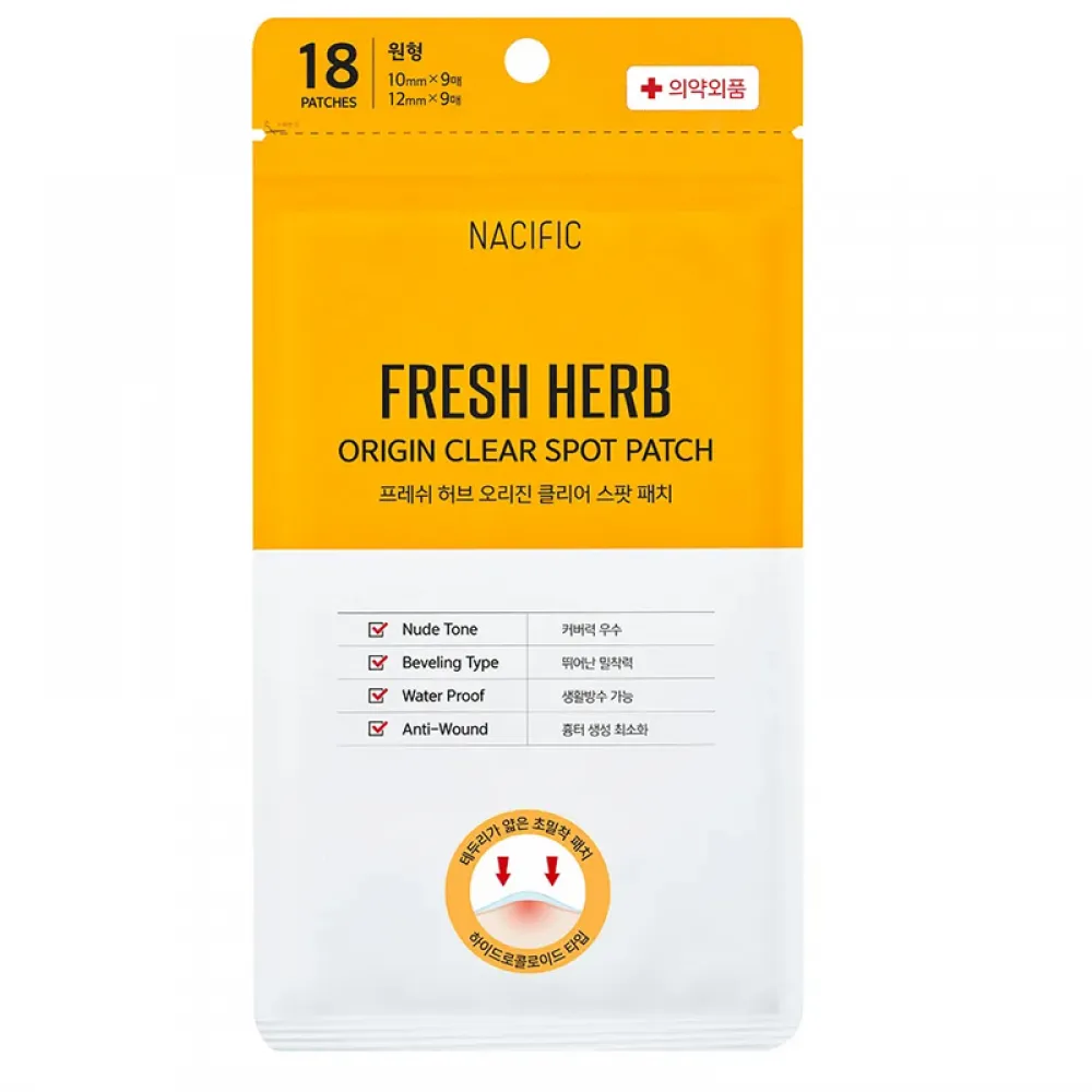 Nacific Fresh Herb Origin Clear Spot Patch - 18 Patches