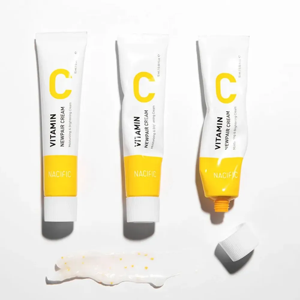 ناسيفيك كريم فيتامين سي لترطيب وتفتيح البشرة - 15مل