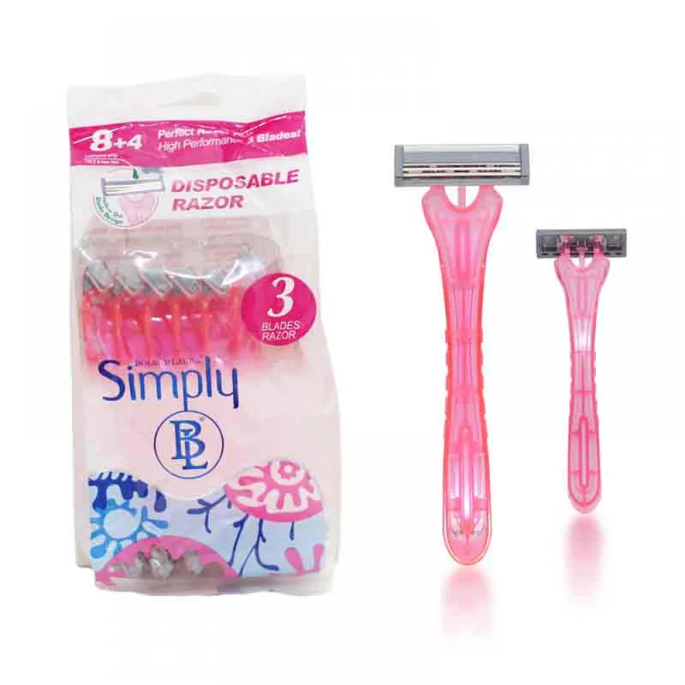 Bolandlaura Simple Venus Shaver 3 Pink Bag 12 Bead
