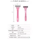 Bolandlaura Simple Venus Shaver 3 Pink Bag 12 Bead