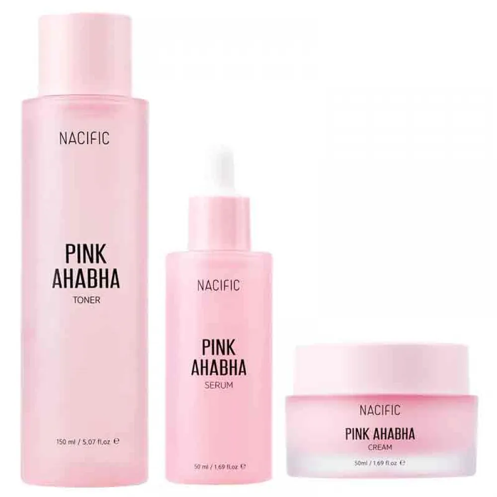 Nacific Exfoliating Set Toner + Serum + Cream