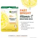 Garnier SkinActive Fast Bright Instant Bright Tissue Mask with Vitamin C and Milky Essence - 28gm