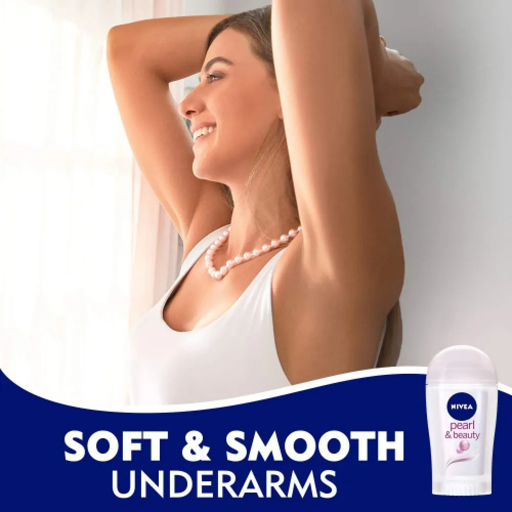 Nivea, Deodorant Stick, Pearl & Beauty, for Women - 40 Ml