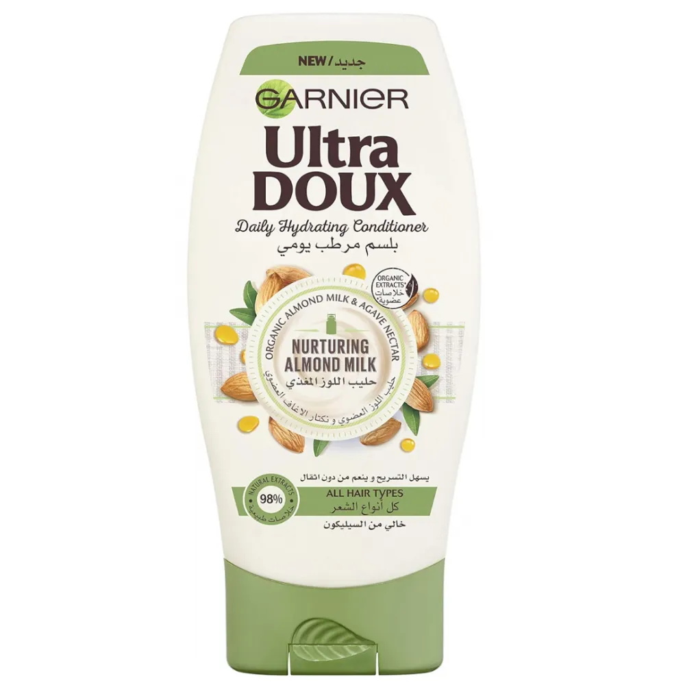 Garnier Ultra Doux Nurturing Almond Milk Daily Hydrating Conditioner - 400ml