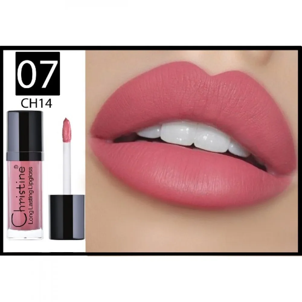 Christine Long Lasting Matte Liquid Lipstick No. 07