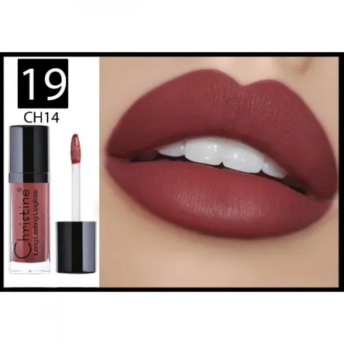 Christine Long Lasting Matte Liquid Lipstick No. 19