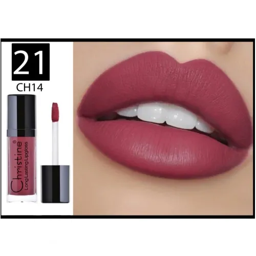 Matte liquid lipstick - CH014 - No. 21 from Christine