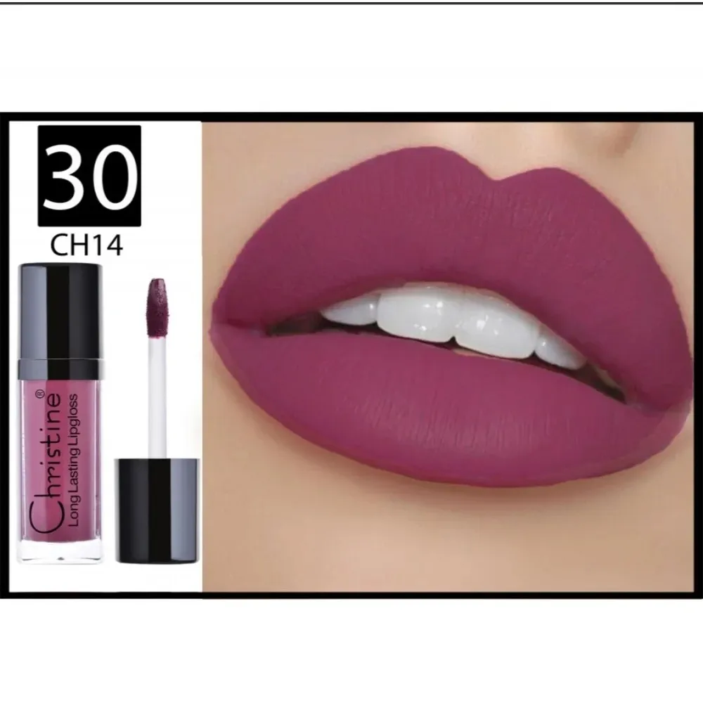 Matte liquid lipstick - CH014 - No. 30 from Christine