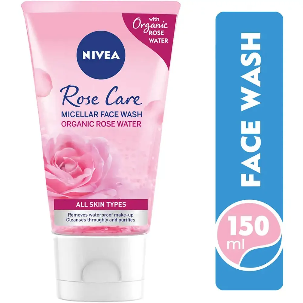 Nivea MicellAIR Rose Water Face Wash For All Skin Types - 150ml