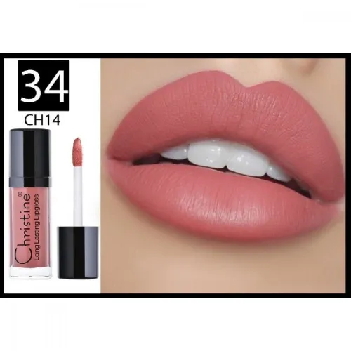 Christine Long Lasting Matte Liquid Lipstick No. 34