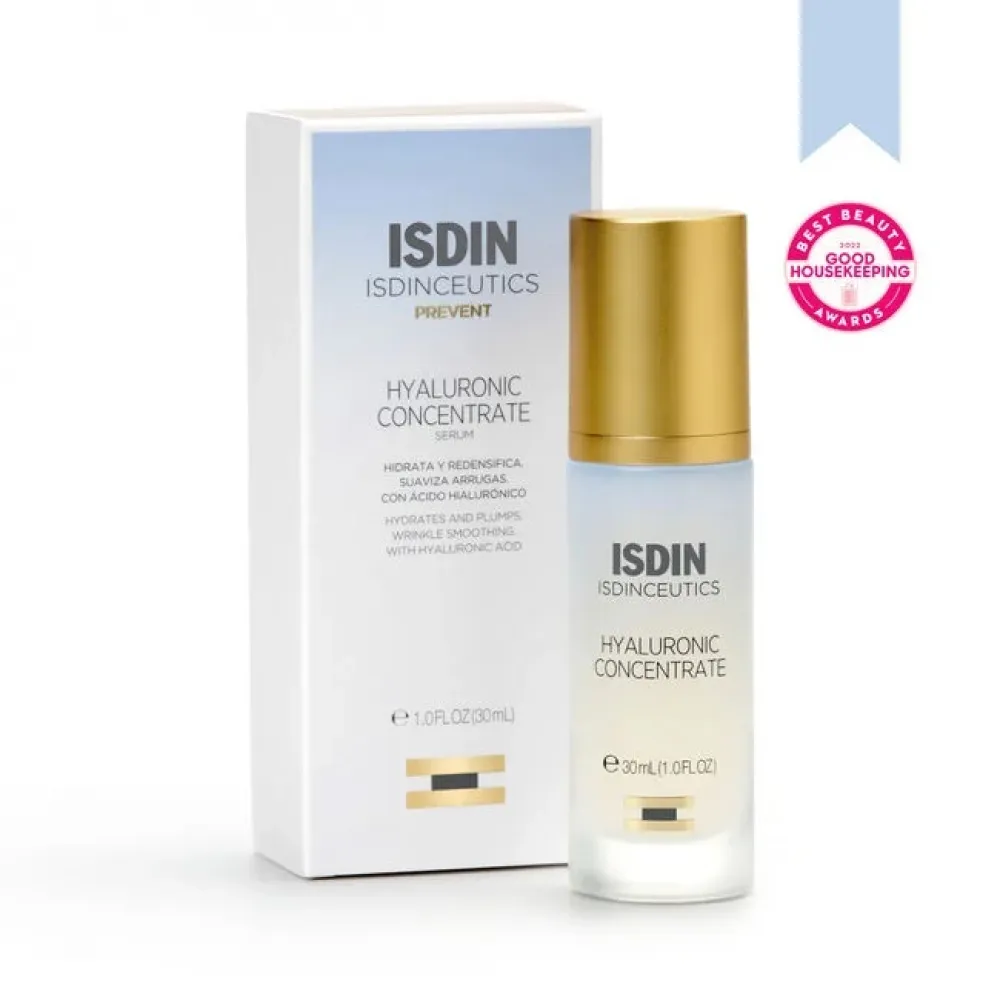 Isdin Isdinceutics Hyaluronic Concentrate, Light Ultra Hydrating Facial Serum - 30ml