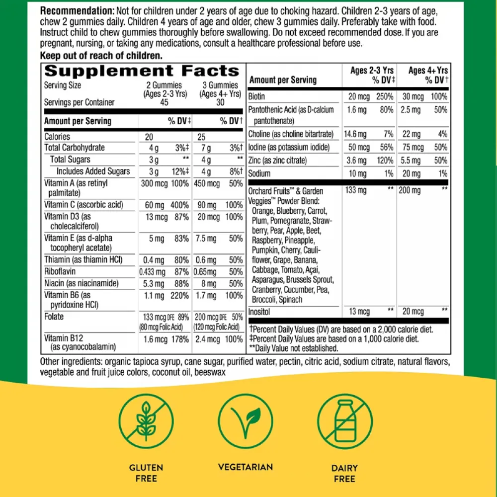 Nature's Way, Alive! Kids, Premium Multivitamin, Cherry, Orange & Grape, 90 Gummies