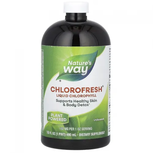 Nature's Way, Chlorofresh, Liquid Chlorophyll, Unflavored, 16 fl oz (480 ml)