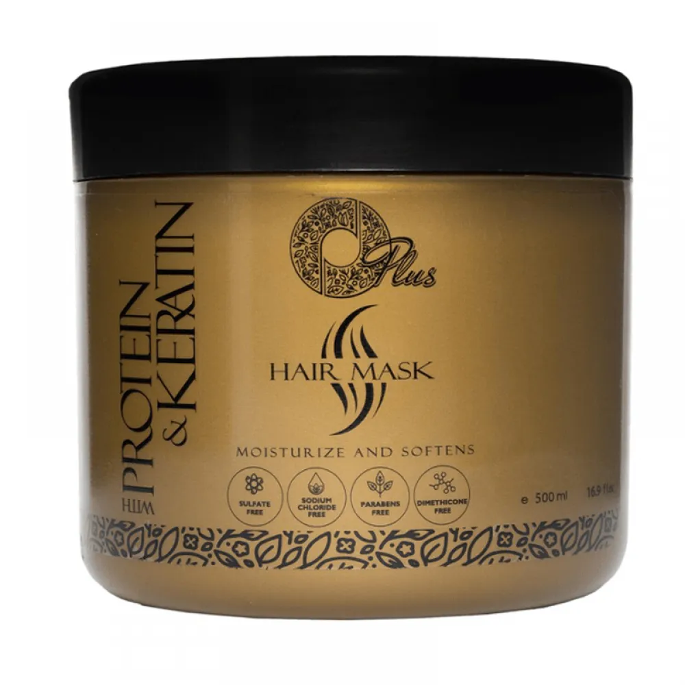 O Plus Protein & Keratin Hair Mask - 500ml