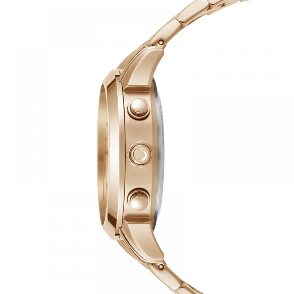 Alfajr Men's Luxury 360 Gold Stainless Steel Watch