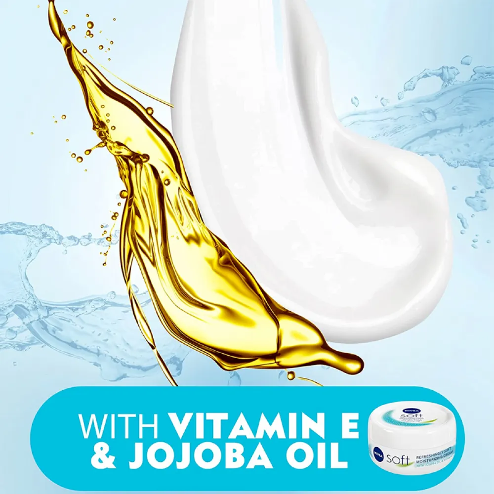 Nivea Soft Moisturizing Cream, Jar 200Ml