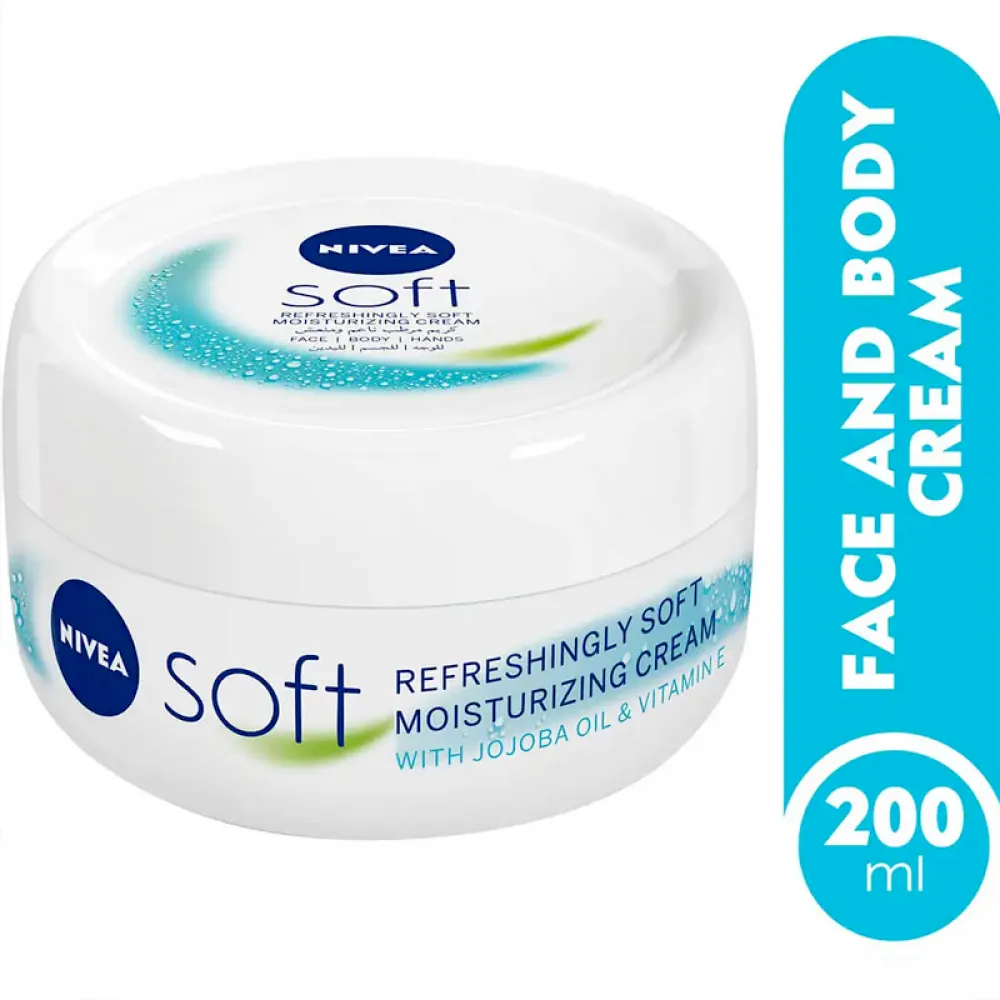 Nivea Soft Moisturizing Cream, Jar 200Ml