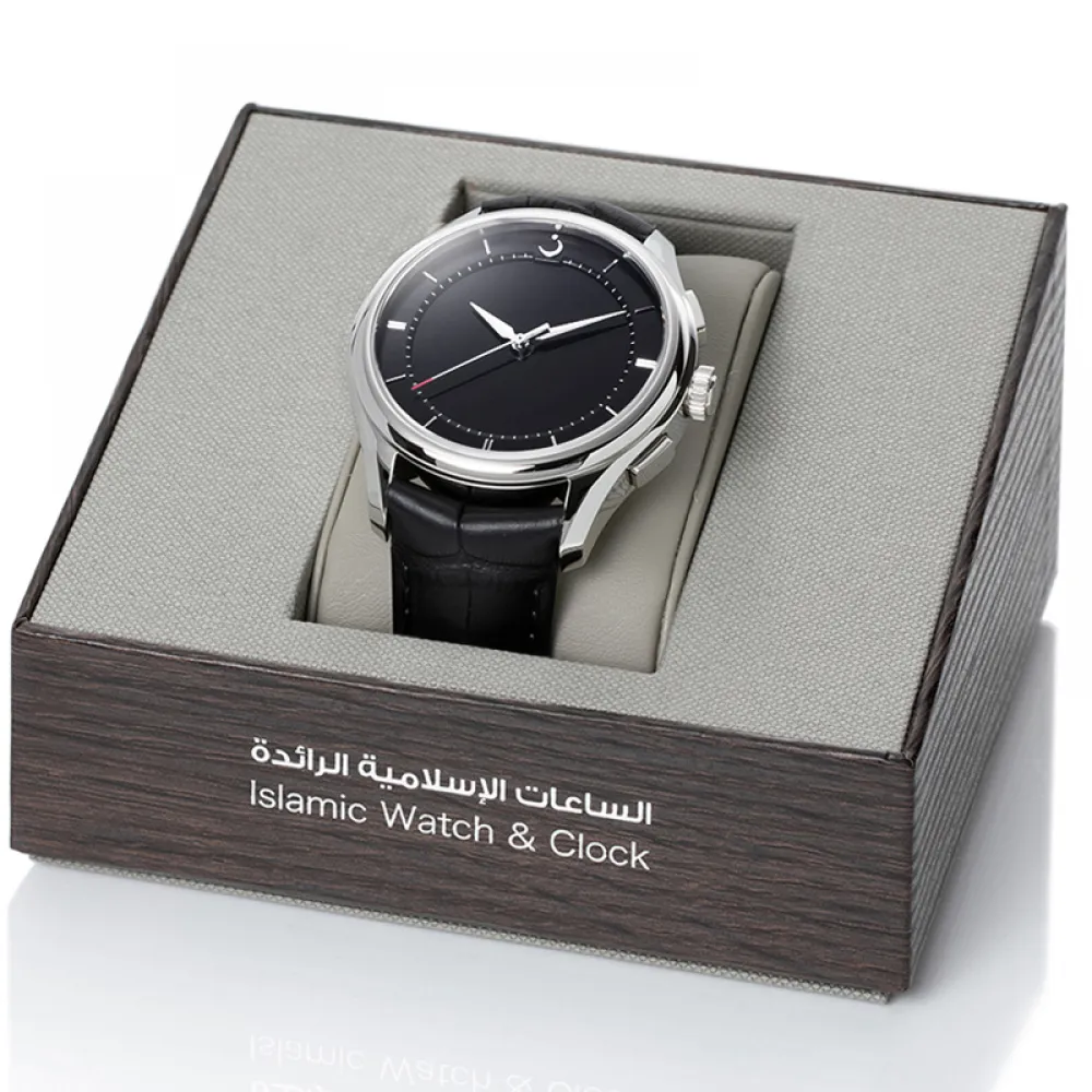 Alfajr Premier 360 Women's Steel Watch leather strap