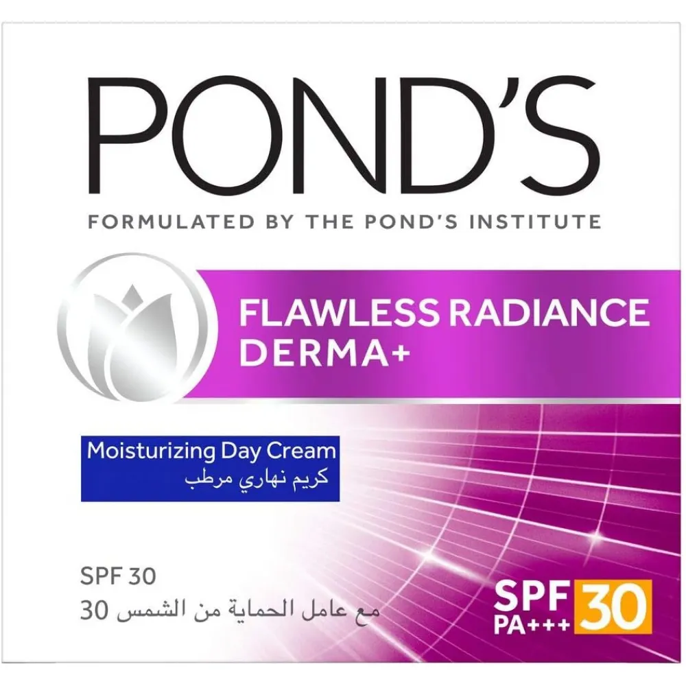 POND'S Flawless Radiance Moisturizing Day Cream with SPF 30 and Niacinamide Even-tone Glow fades dark marks 50g