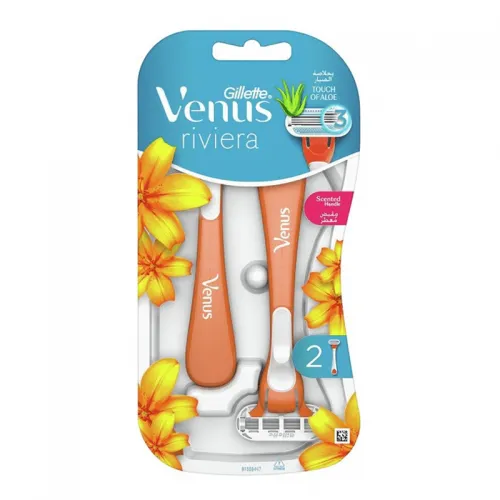  Gillette Venus Riviera Disposable Razor - 2 Pieces 