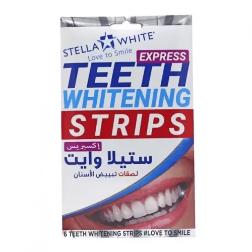 Stella White Whitening Teeth Strips - 6 Stripes