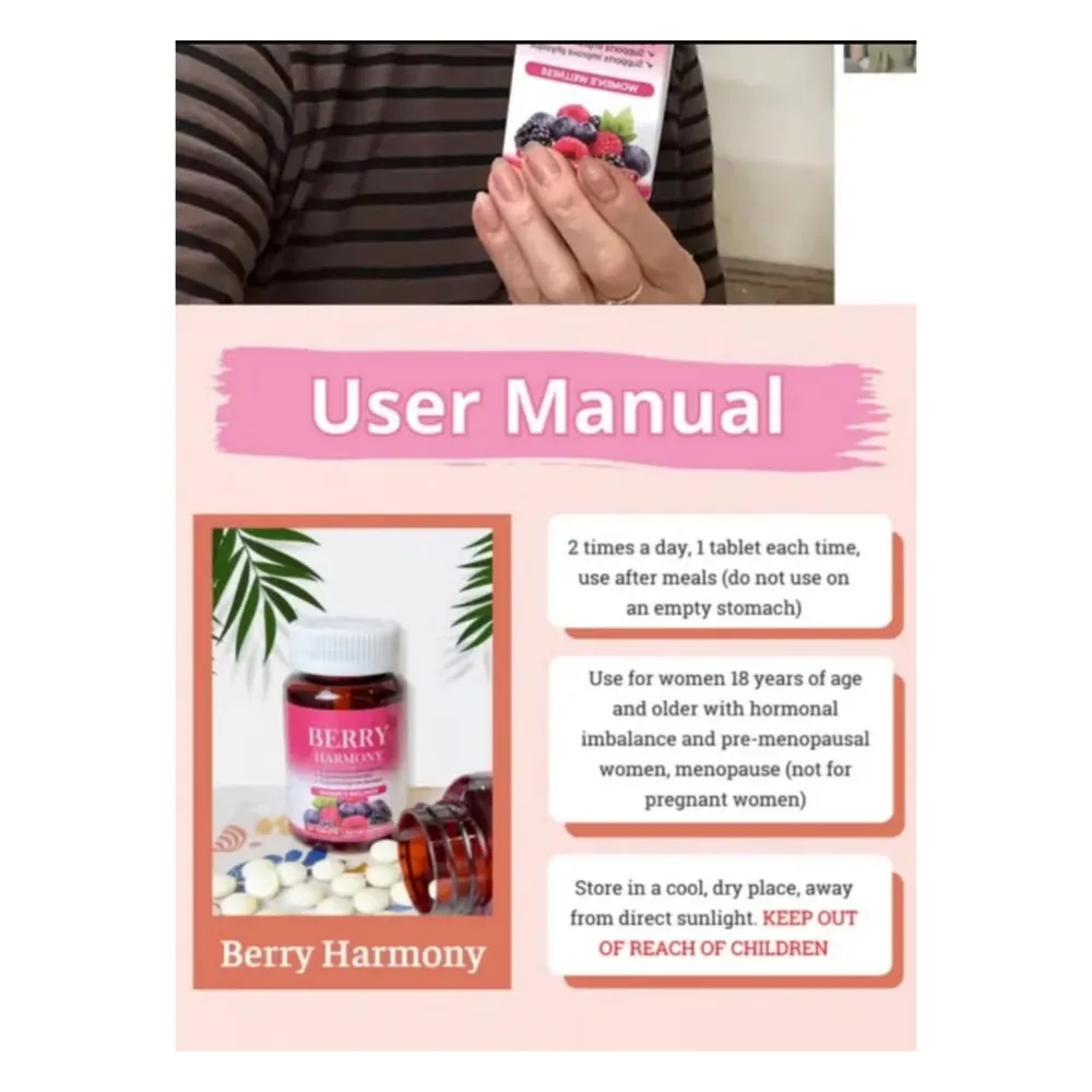 BERRY HARMONY - Balance Female hormones tab