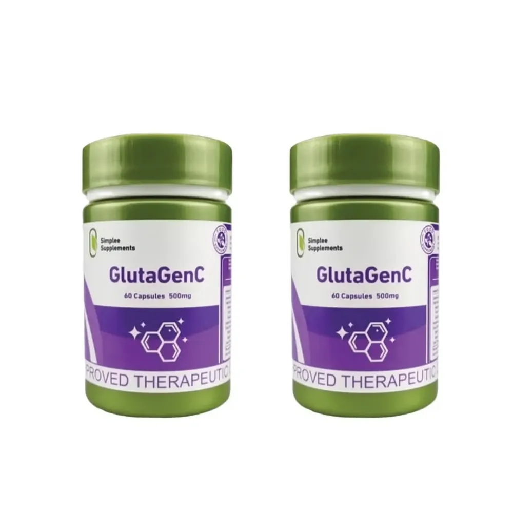 Glutagen C 60 Antioxidant Capsule Supplement - 2 Pieces