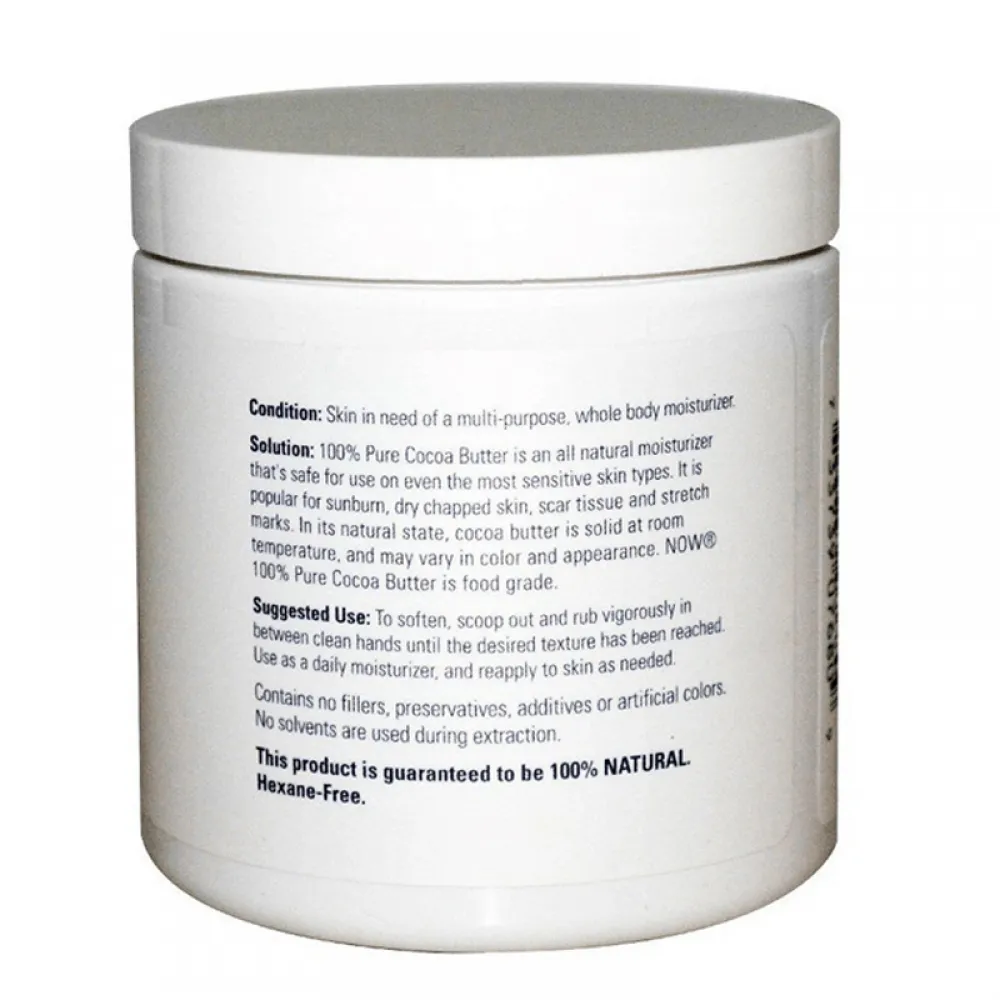 Now Solutions Cocoa Butter - 198g