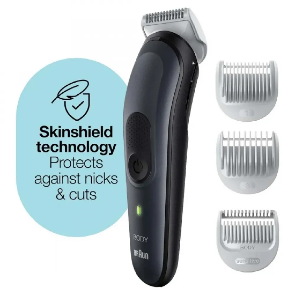 براون سيريس 3 ماكينة حلاقة الجسم للرجال - BG3340