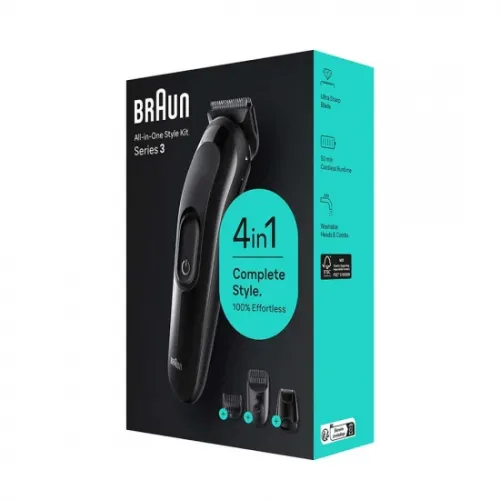 Braun Series 3 4-in-1 Men's Shaver For Head & Beard - SK3400