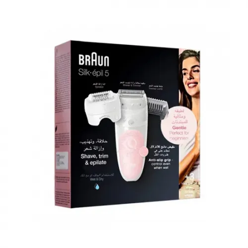 Braun Silk-epil 5 Epilator For Beginners 4 Attachments SES 5-620