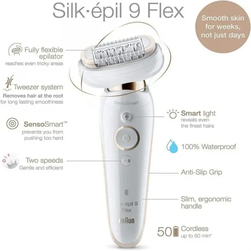 Braun Silk-épil 9 Flex Beauty Set + FaceSpa SES 9300 3D