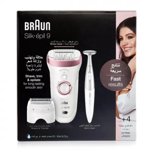 Braun Silk-épil 9 Hair Clipper with 4 Attachments SES 9-890