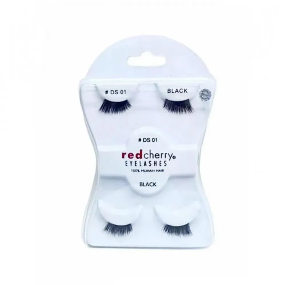 Red Cherry Natural Eyelashes Black DS 01