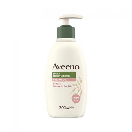 Aveeno daily moisturizing cream oil Smoothes and softens the skin Body cream for normal and dry skin care | almonds |