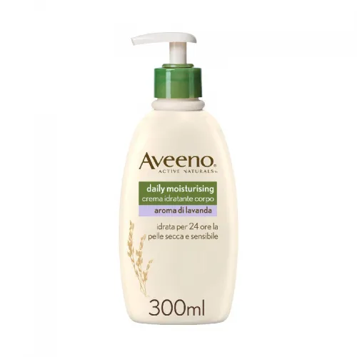Aveeno Moisturising Body Cream Daily Moisturising Lavender Aroma Normal to Dry Skin Even Sensitive Skin 300ml