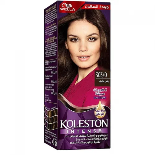 Wella Koleston Hair Color Cream Semi-Kit - Dark Brown 303/0