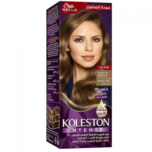 Wella Koleston Intense Hair Color Matte Medium Blonde 307/2