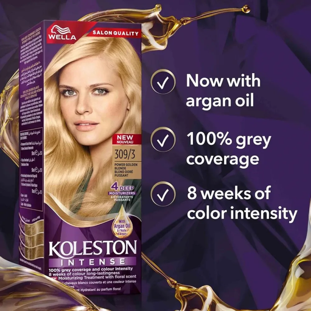 Wella Koleston Color Cream Semi-Kit - Golden Blonde 309/3