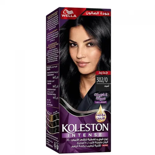 Wella Koleston Intense Hair Dye Black 302/0