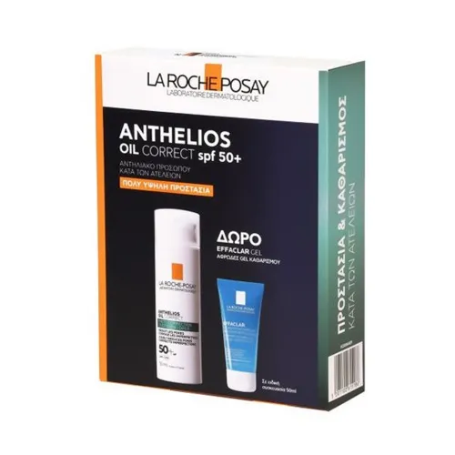 Anthelios Oil Correct Photocorrection יומי ג'ל קרם SPF50+